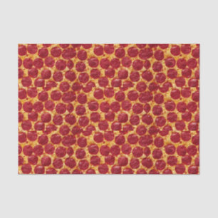 Papel De Seda pizza de pepperonis