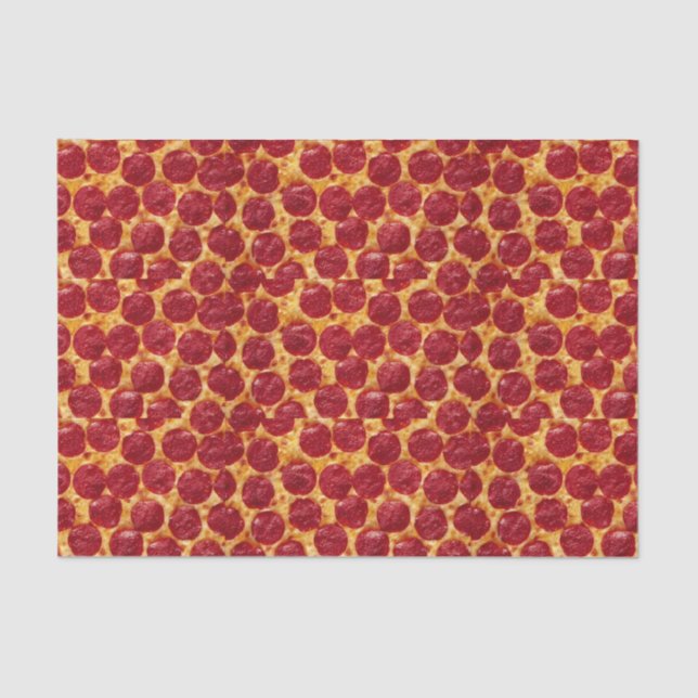 Papel De Seda pizza de pepperonis (Anverso)