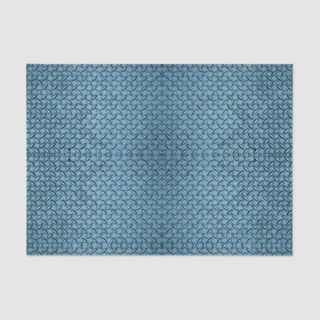 Papel De Seda Placa de diamante azul (Anverso)