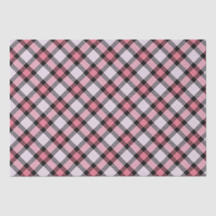 Papel De Seda Placa rosa y negra