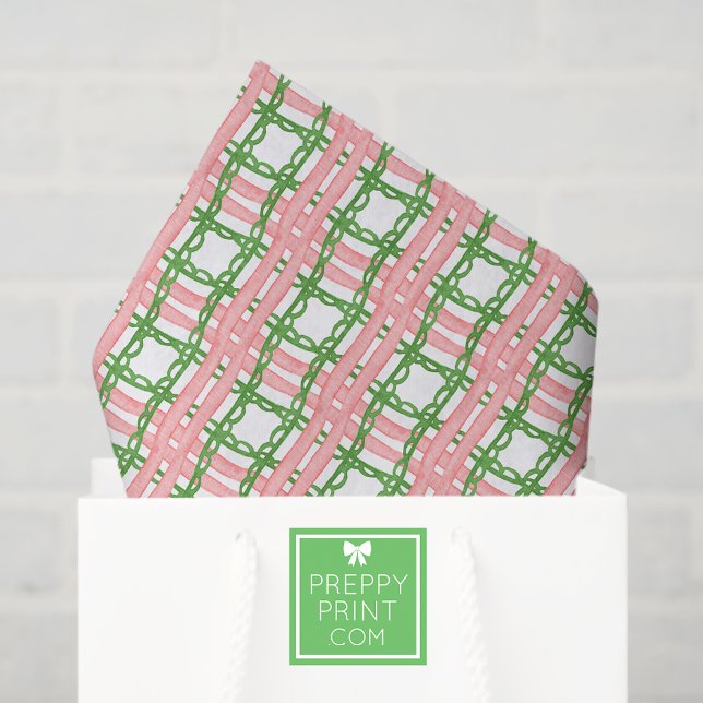 Papel De Seda Plaid Caprichoso Rojo y Verde Acuarela (Subido por el creador)