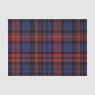 Papel De Seda Plaid Clan MacLachlan Red Purple Check Tartán