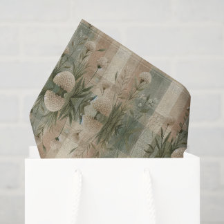 Papel De Seda Plaid de Bosque