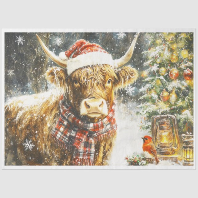 Papel De Seda Plaid Highlander (Anverso)