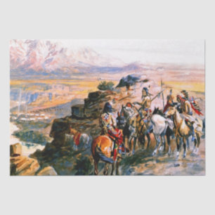 Papel De Seda “Planeando el Ataque” de Charles M Russell