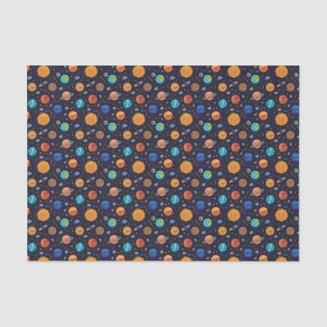 Papel de seda Planetas Felices (Anverso)