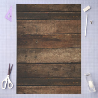 Papel De Seda Planos de madera oscura