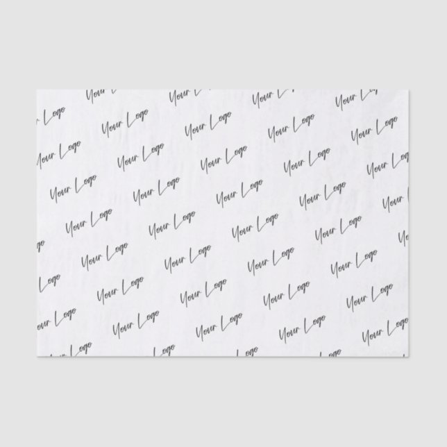 Papel De Seda Plantilla comercial con logotipo de firma (Anverso)