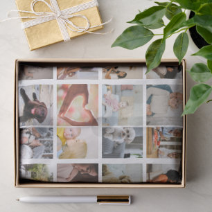 Papel De Seda Plantilla de 48 Collages de fotos que se divierten