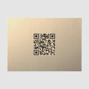 Papel De Seda Plantilla de código QR editable instantáneamente
