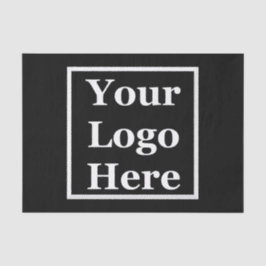 Papel De Seda Plantilla de logotipo de Business Black Your