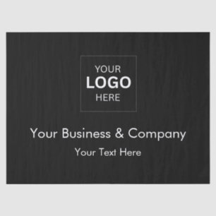 Papel De Seda Plantilla de logotipo de negocio de lujo negro per