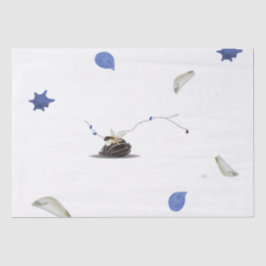 Papel De Seda Plantilla de personalizado Marítimo Costero Minima