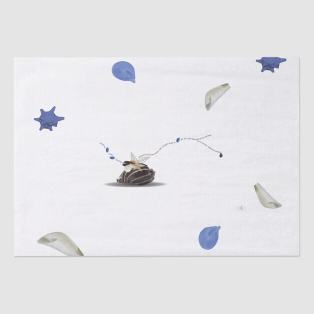 Papel De Seda Plantilla de personalizado Marítimo Costero Minima (Anverso)