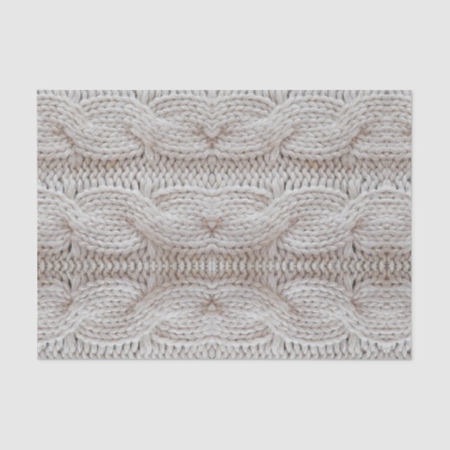 Papel De Seda Plata cómoda y blanco de la impresión del suéter (Anverso)