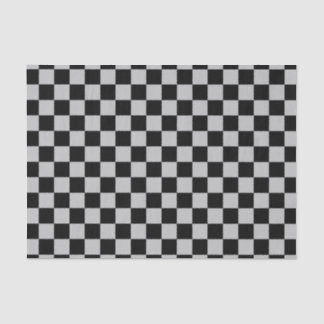 Papel De Seda Plata y negro