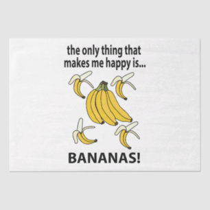 Papel De Seda Plátanos Fruta Divertidos Plátanos