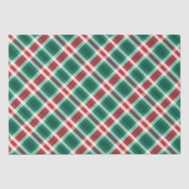 Papel De Seda Platos tradicionales de color rojo y verde