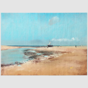 Papel De Seda Playa de baja marea, Edgar Degas
