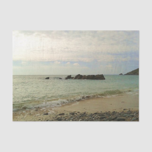 Papel De Seda Playa de Cornualles (Anverso)