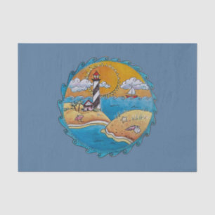 Papel De Seda Playa de verano divertida costa soleada