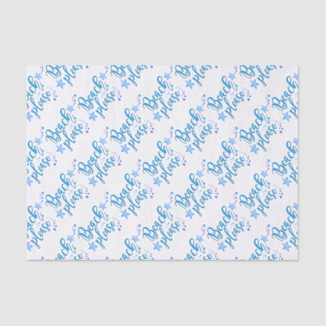 Papel De Seda Playa por favor (Anverso)