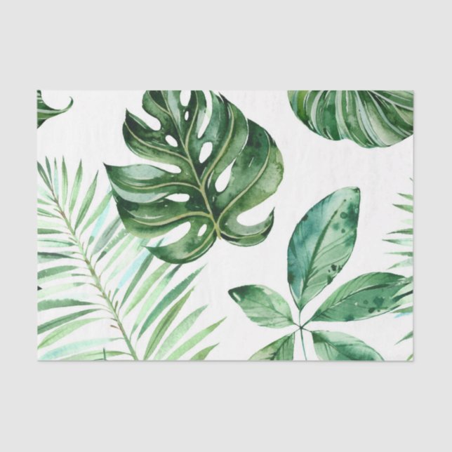 Papel De Seda Playa Tropical (Anverso)