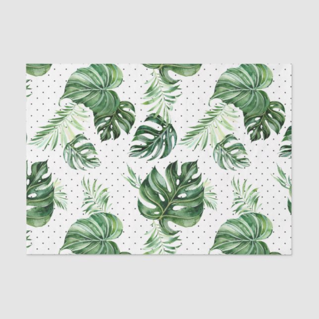 Papel De Seda Playa tropical de moda (Anverso)