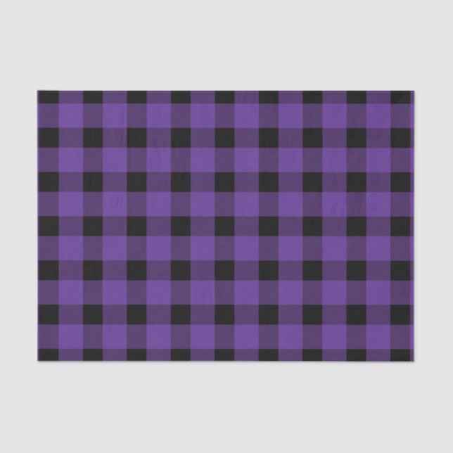 Papel De Seda Pliego de leñador morado (Anverso)