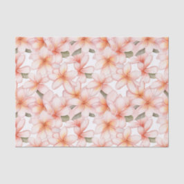 Papel De Seda Plomería floral Pastel Rosa Frangipani