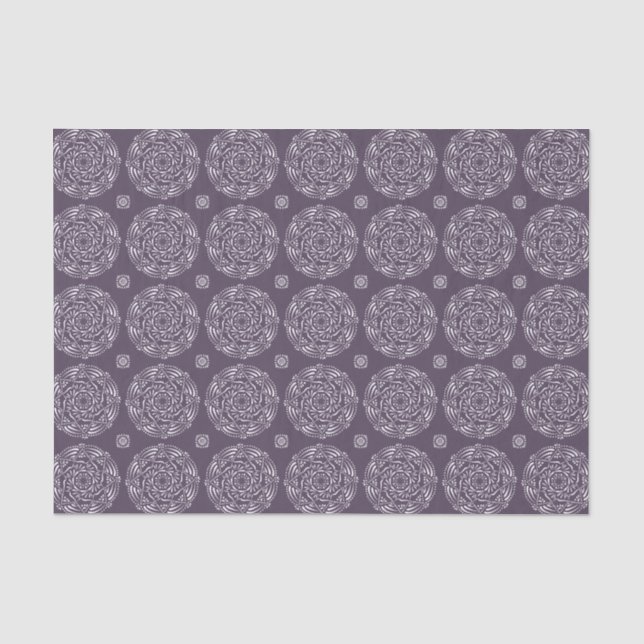 Papel De Seda Plum Mandala (Anverso)