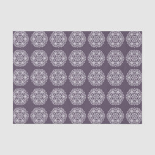Papel De Seda Plum Mandala