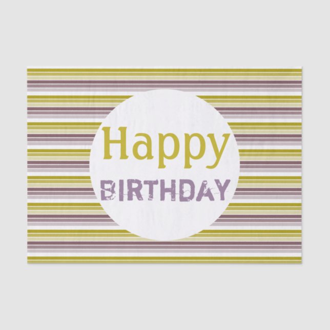 Papel De Seda Pluma decorativa y banda de oro (Anverso)