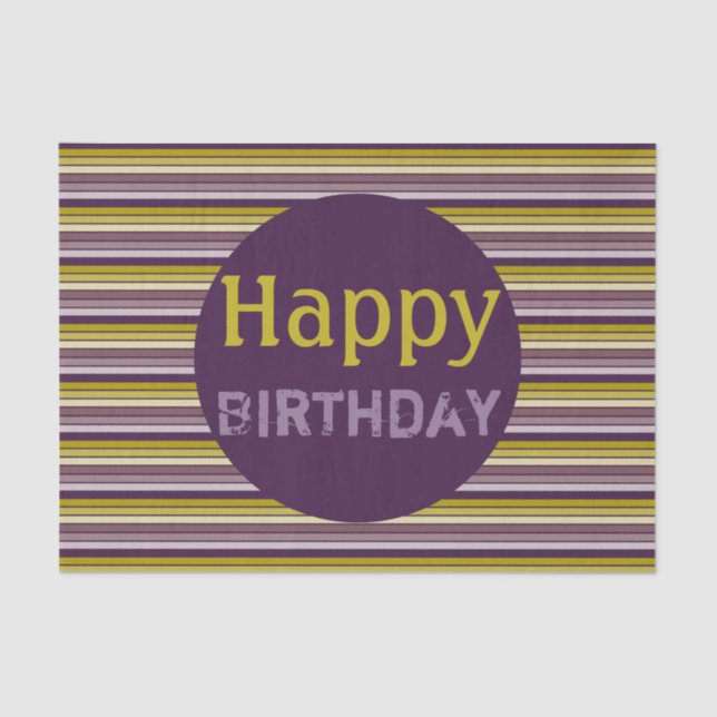 Papel De Seda Pluma decorativa y oro (Anverso)