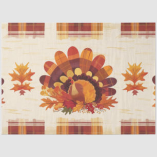 Papel De Seda Plumas de Otoño