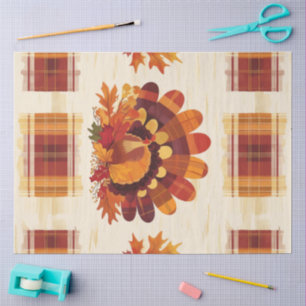 Papel De Seda Plumas de Otoño