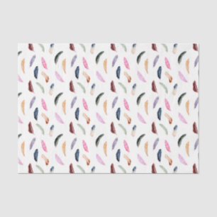 Papel De Seda Plumas Rosadas (Diseño 66 Serie Rosa)