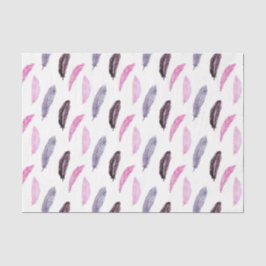 Papel De Seda Plumas Rosadas (Diseño Serie Rosa 68)