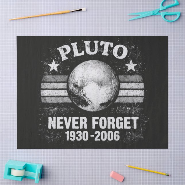 Papel De Seda Plutón Nunca Olvides (Artesanía)