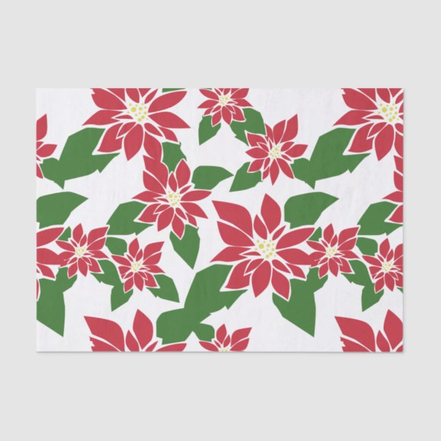 Papel De Seda Poinsettia (Anverso)