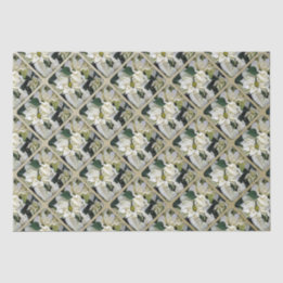 Papel De Seda Poinsettia Navideña