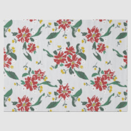 Papel De Seda Poinsettias for all Seasons Gift Bag