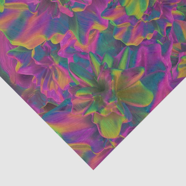Papel De Seda polímero tropical : (Detalle)
