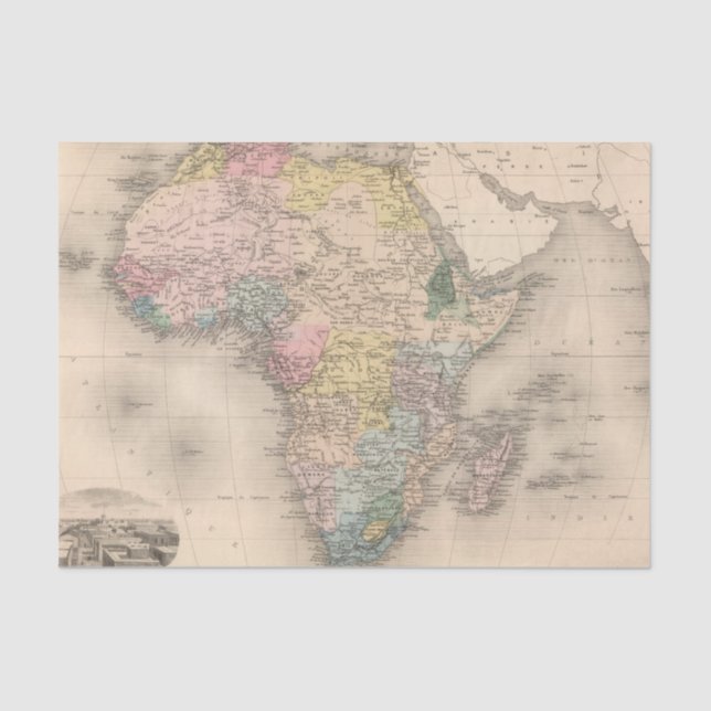 Papel De Seda Política africana (Anverso)