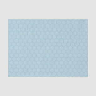 Papel De Seda Polka Dot Ocean Blue