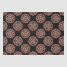 Papel De Seda Polka Dot Safari Estrella bohemiana del atardecer 