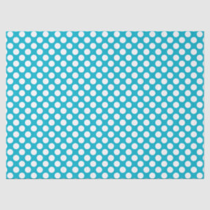 Papel De Seda PolkaDot blanco: elige el color de fondo