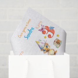 Papel de seda pollito lindo pastel feliz cumpleaño