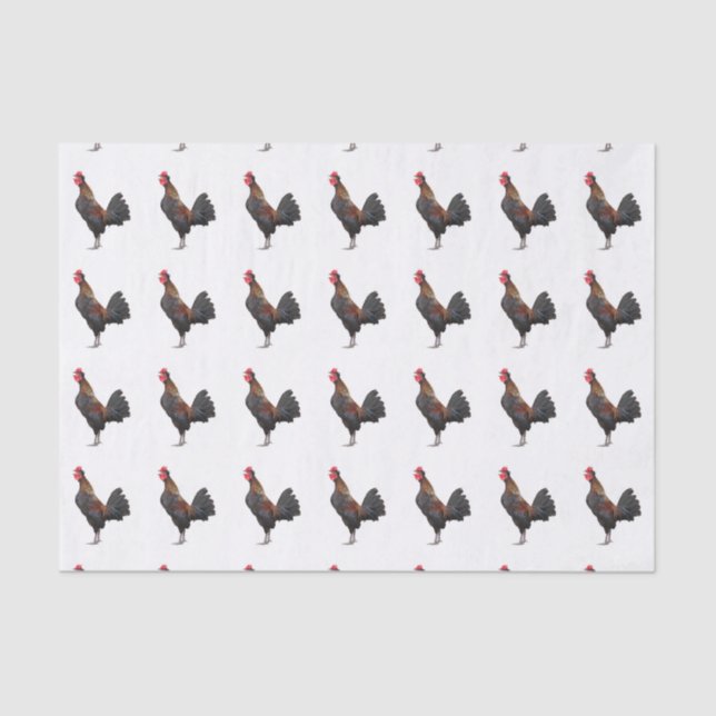 Papel De Seda Pollo en blanco (Anverso)