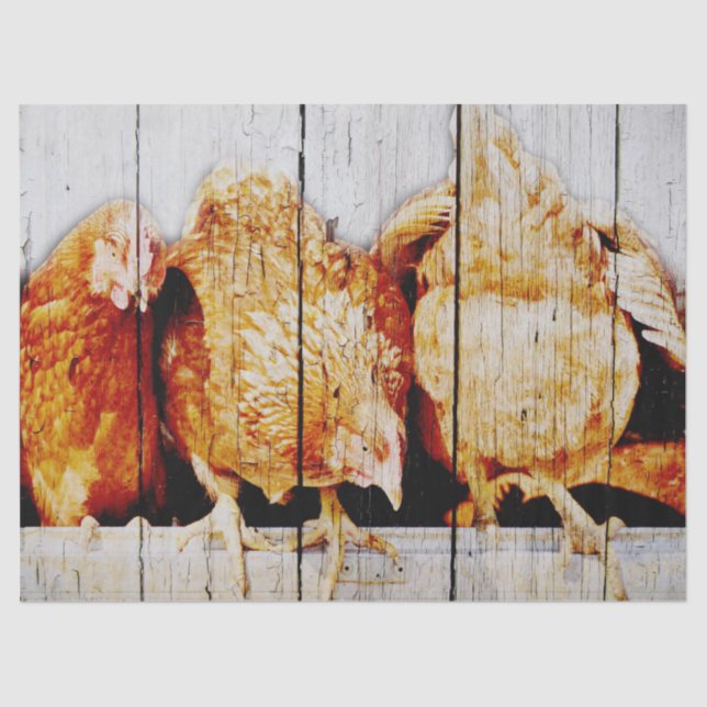 Papel De Seda Pollos (Anverso)